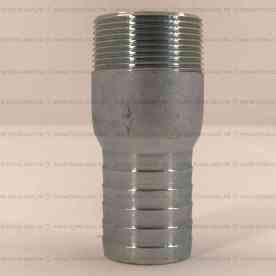 Штуцер для шланга 38 мм с наружной резьбой 1 1/2" (длина 100 мм)